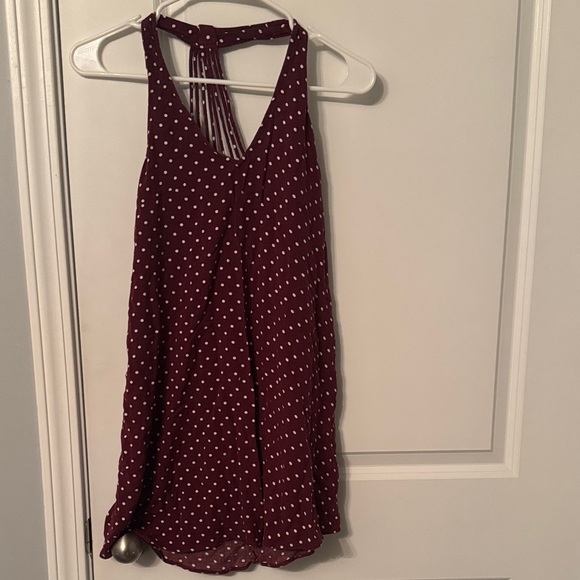 American Eagle Outfitters Dresses & Skirts - American Eagle Polka Dot Halter Top Dress